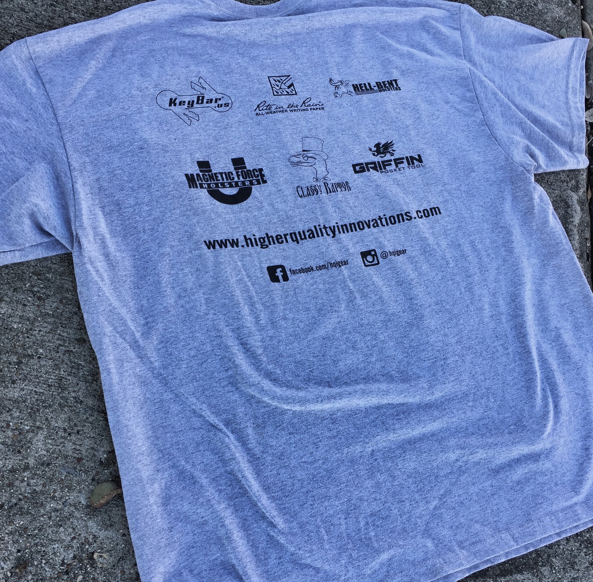 HIGHER QUALITY T-SHIRT (Light Grey)